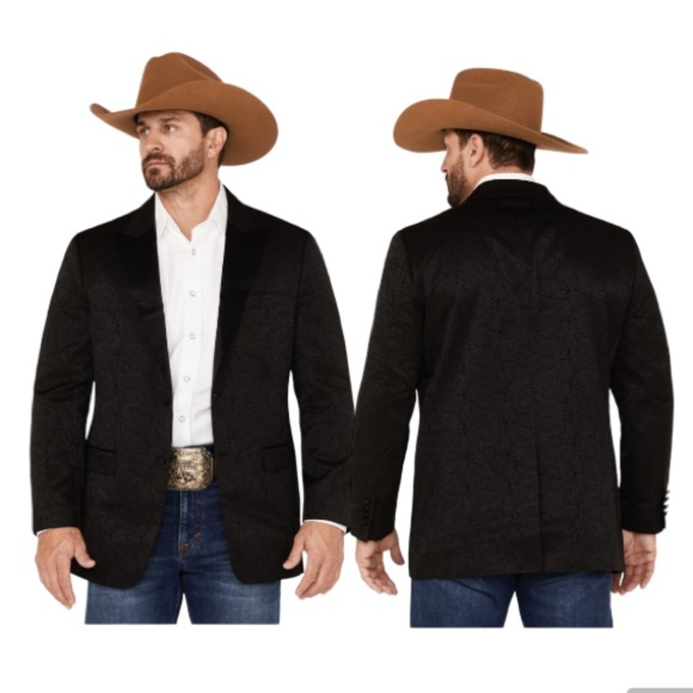 CODY JAMES Western Sportcoat Blazer Black Size M 38/40